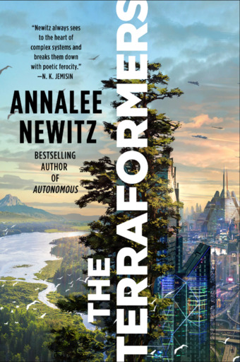 The cover of The Terraformers by Annalee Newitz